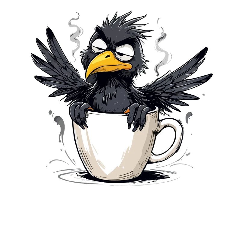 Bird don't want coffee before you ask no