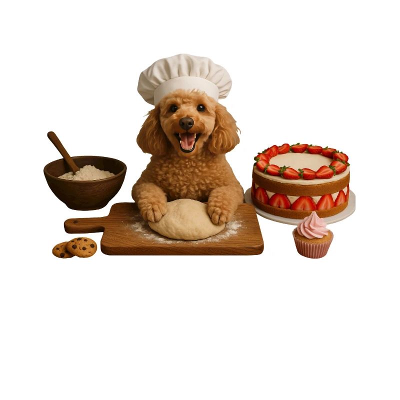 Caniche Gâteau Cuisson Biscuits