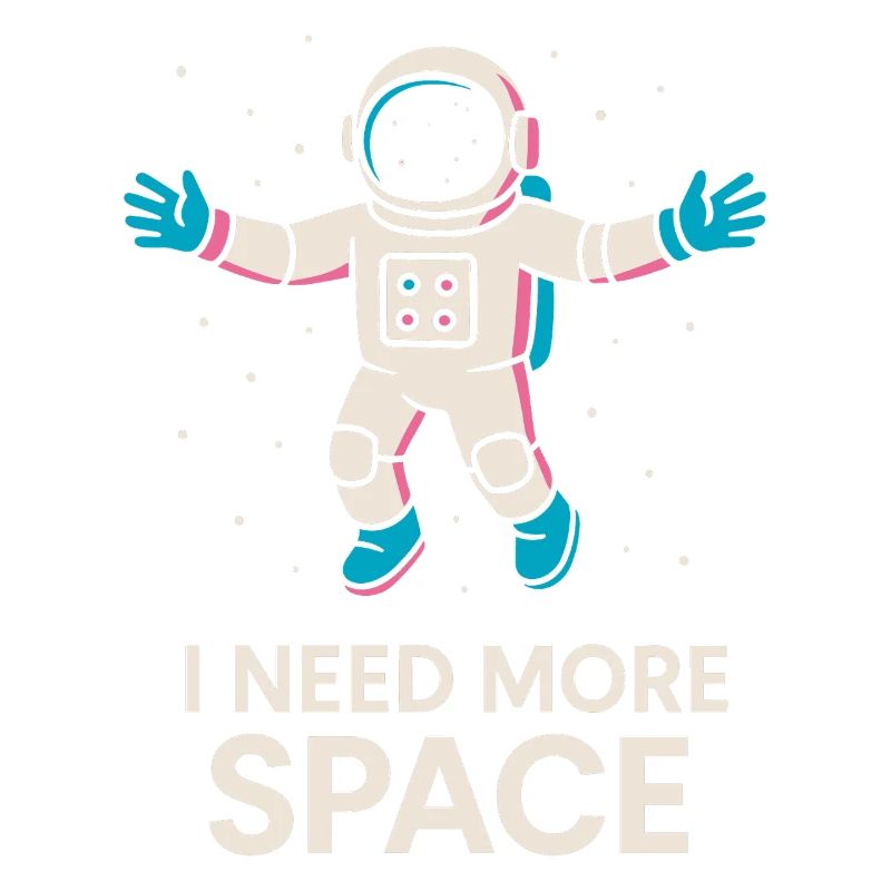 J’ai besoin de plus de design d’astronaute de l’espace