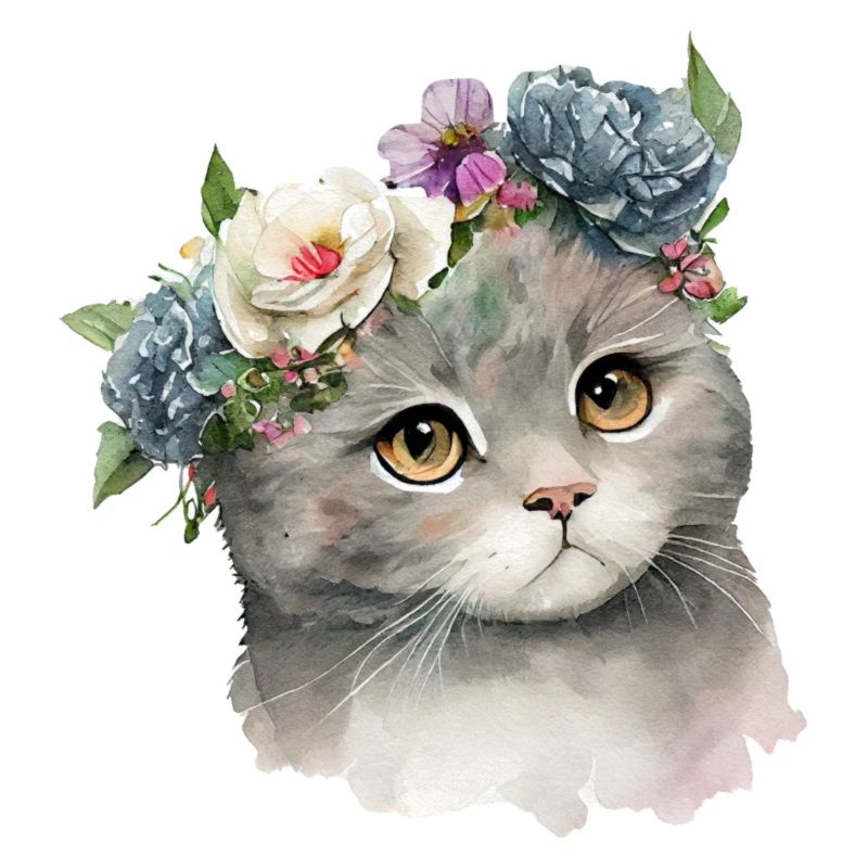 Blumen Kätzchen
