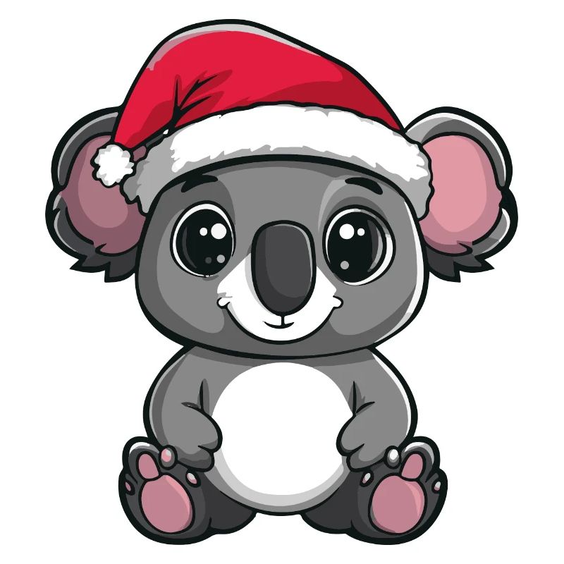 Koala Noël mignon