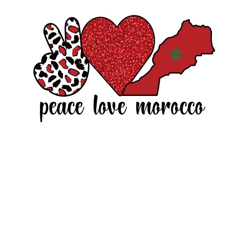 Moroccan Morocco Flag Moroccan roots