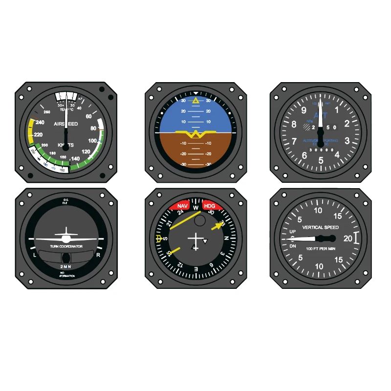 Funny Pilot Six Pack Aviation Flight Simulation