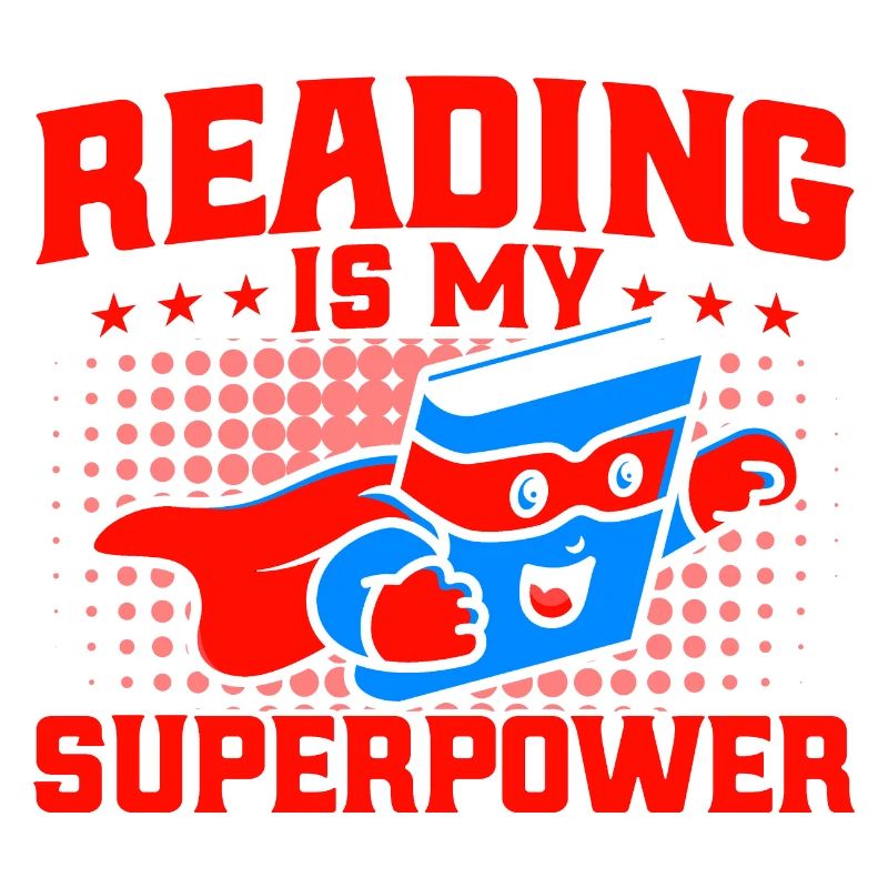 Reading is my superpower Read Book Gift
