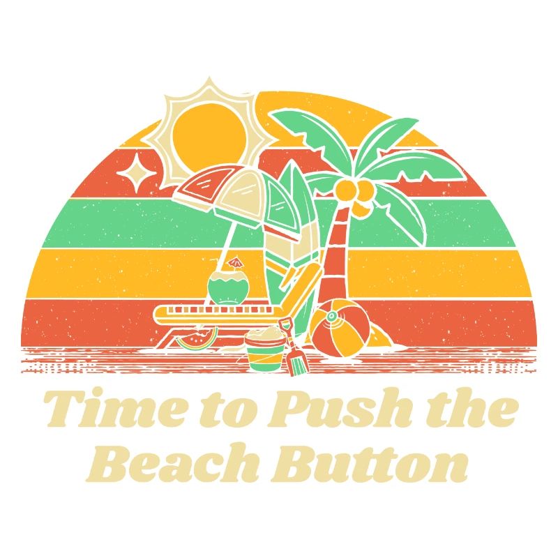 Il est temps d’appuyer sur le bouton de plage Vacances d’été