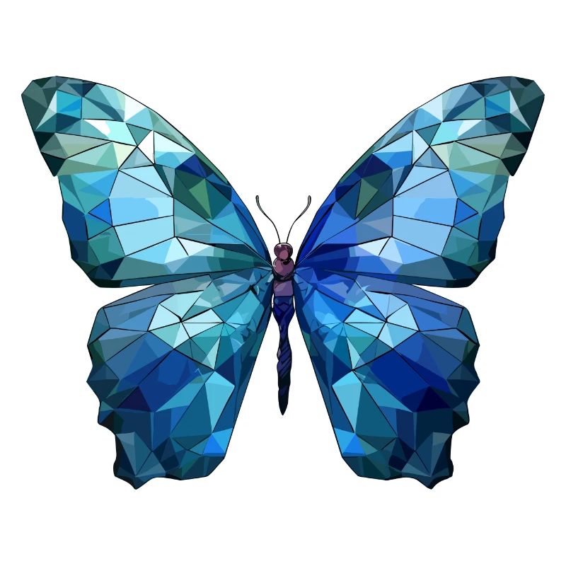 Morpho Papillon Bleu