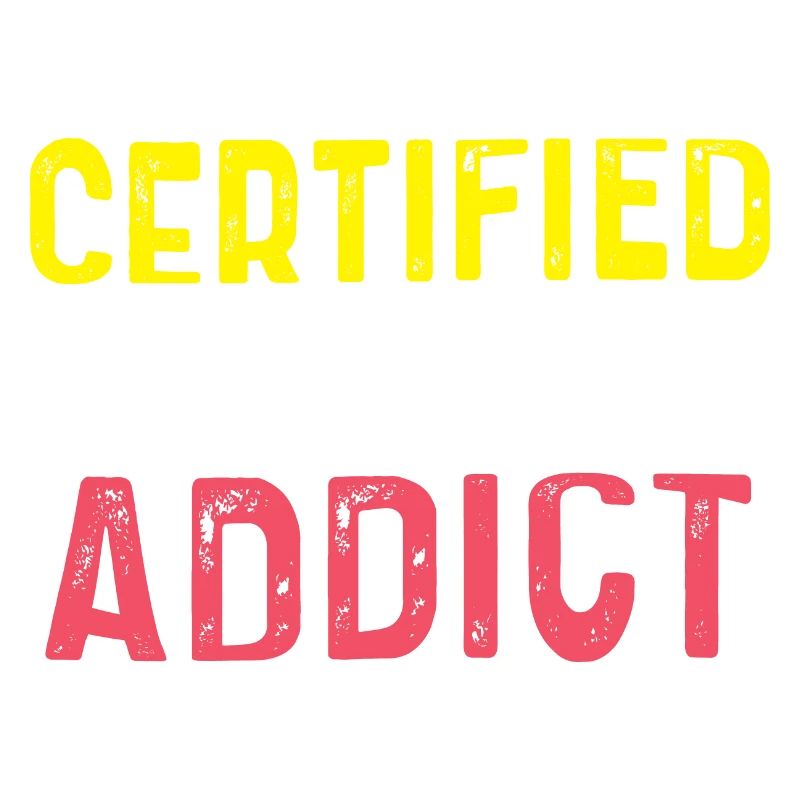 Certified book addict book lover Geschen