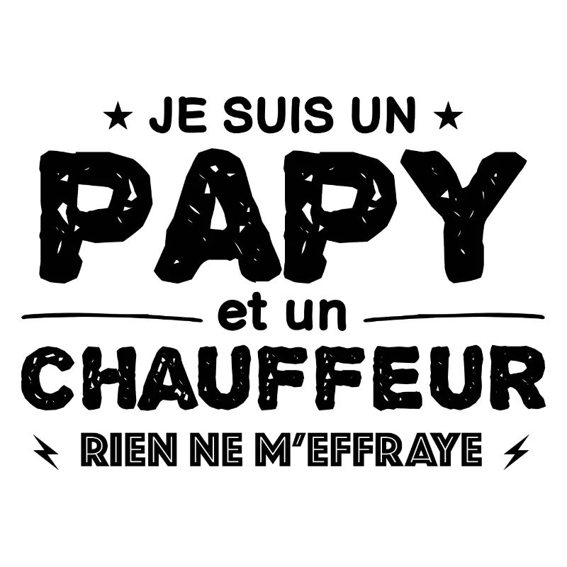 Un papy chauffeur comme un papy classique cadeau !