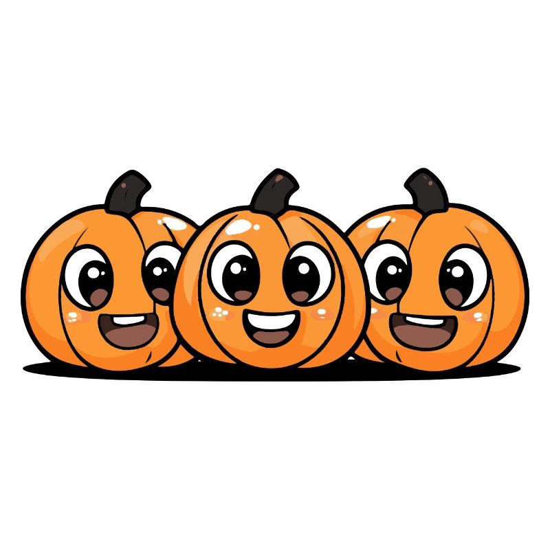 Pumpkin Halloween Cute Comic