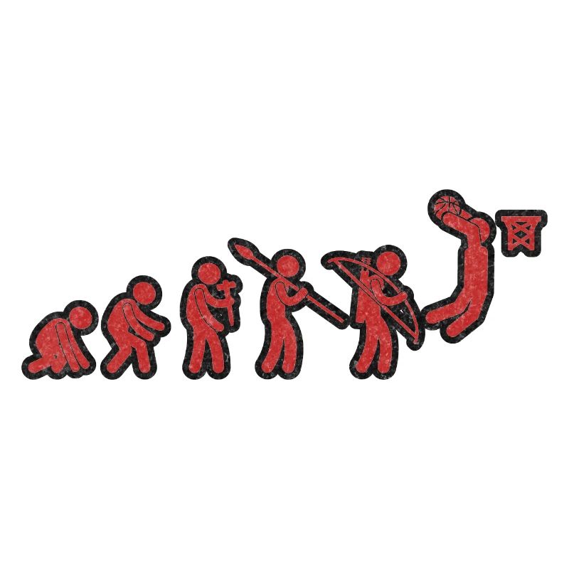 Evolution Basketball Red Grunge