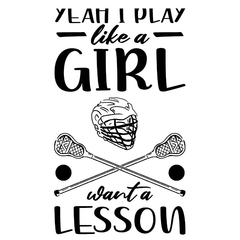 Lacrosse Mädchen
