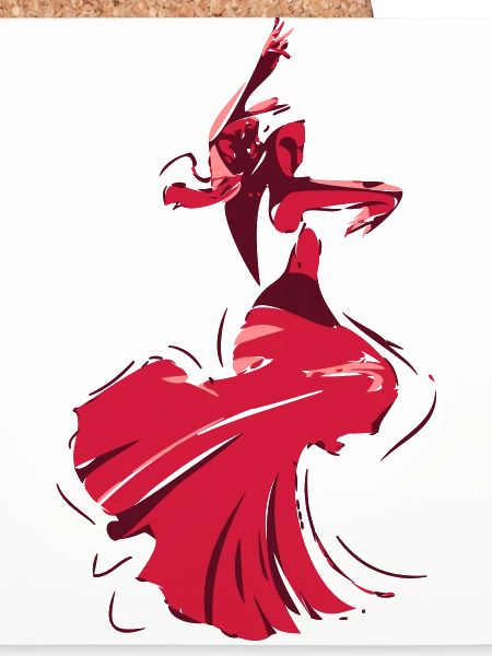 die Flamenco-Tänzerin