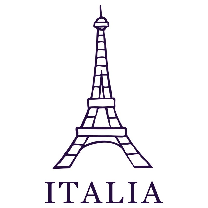 Italien Eifelturm Design