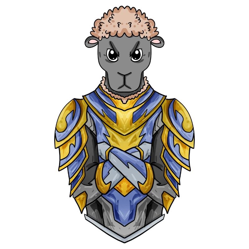 Knight Sheep Crusader