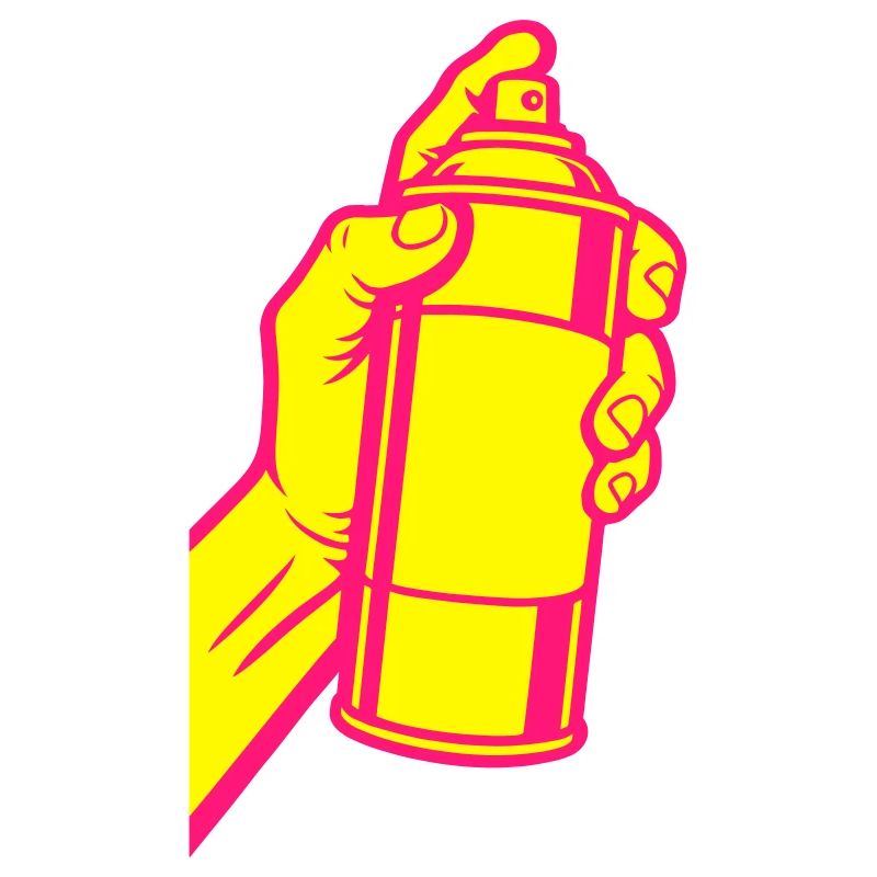 Graffiti Spraydose Pop-Art