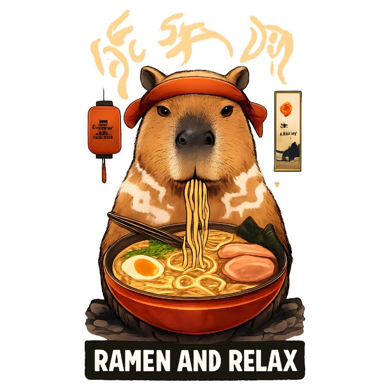 Capybara Ramen and Relax