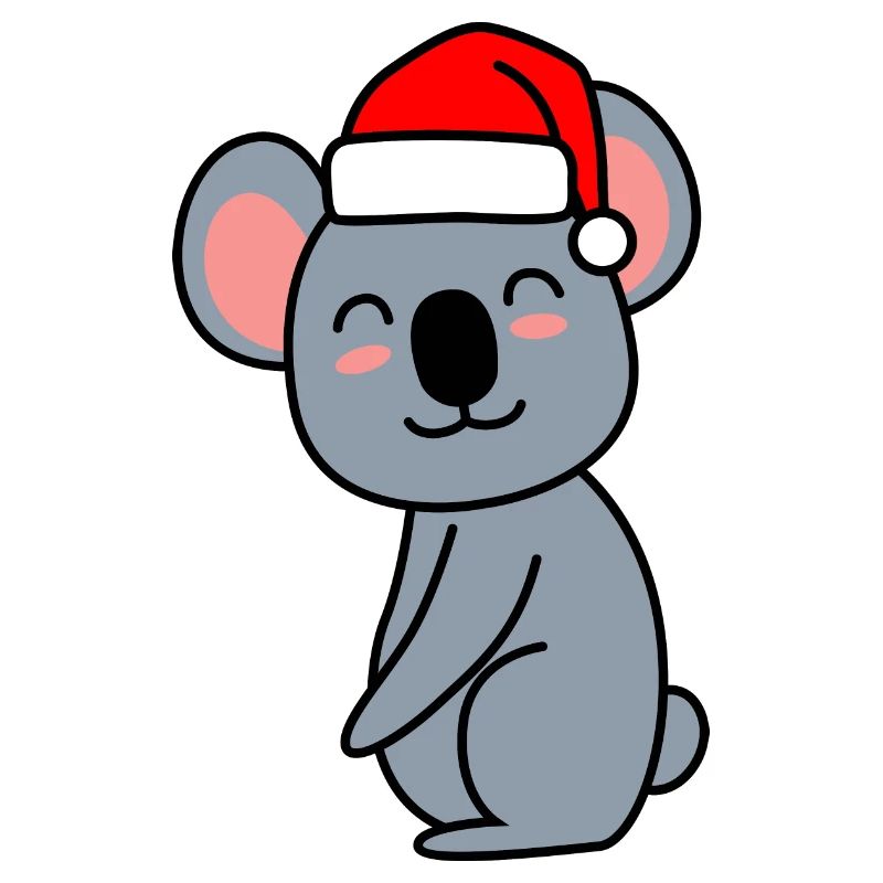 Koala Comic Christmas Xmas