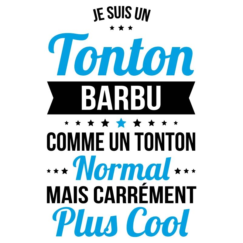 tonton barbu comme tonton normal plus cool