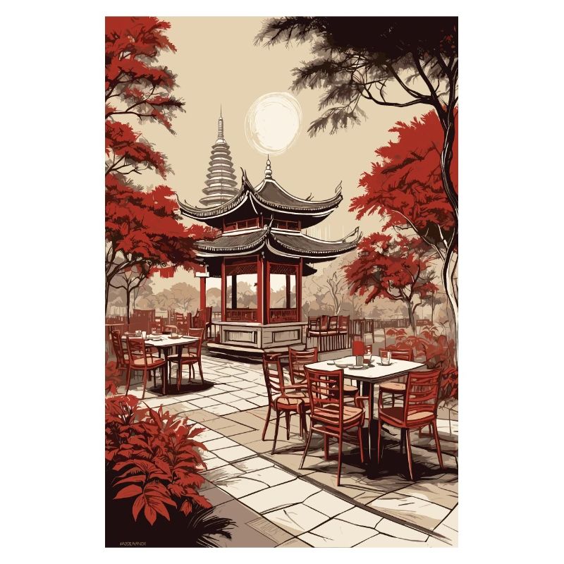 Asiatisches Kaffee