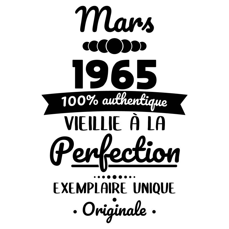 Anniversaire 60 ans - Mars 1965 Originale