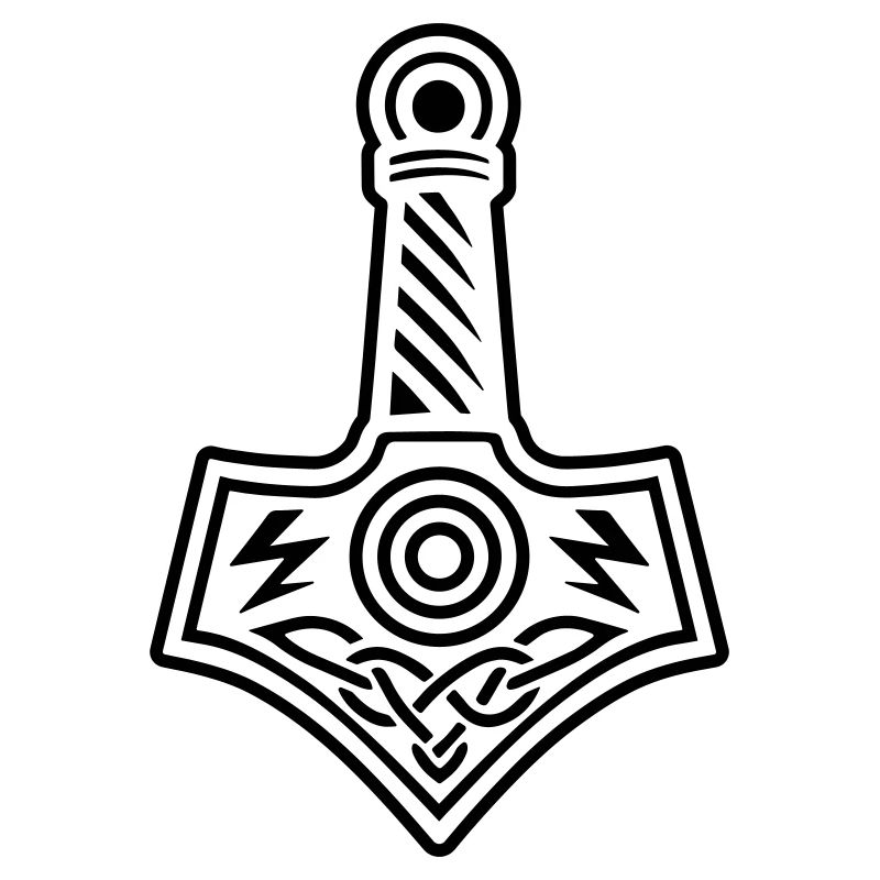 Marteau de Thor Mjolnir Marteau du dieu thor