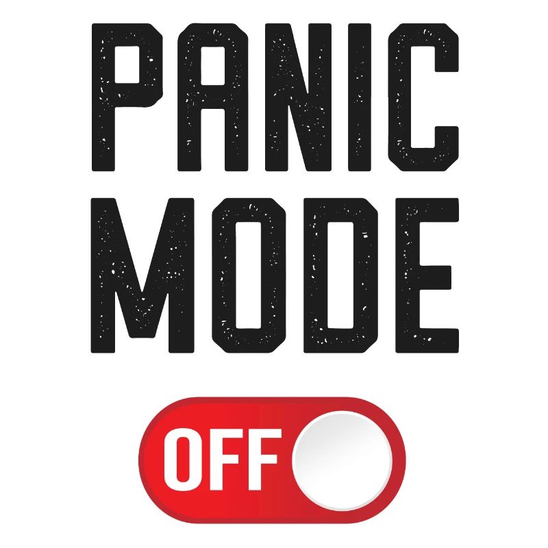 Don't panic mode virus check gift relax