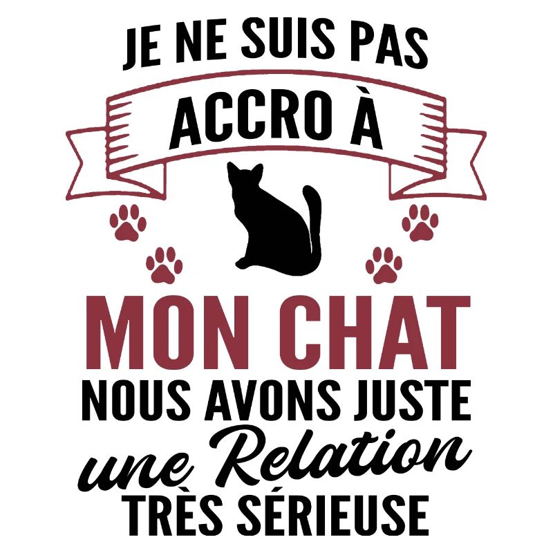 je ne suis pas accro à mon chat