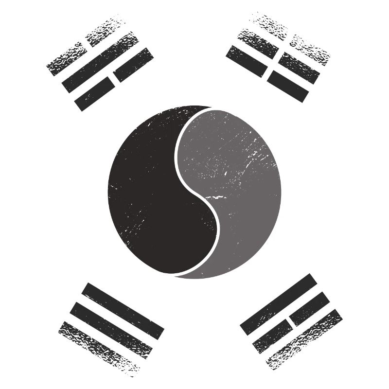 Corée Corée Du Sud Drapeau de la Corée du Sud