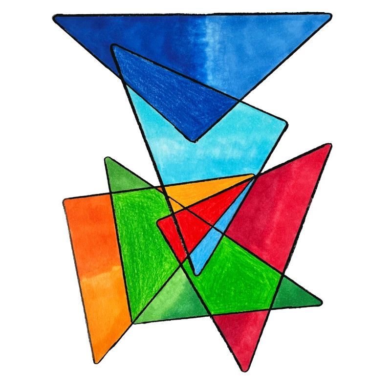 Coloured Triangles
