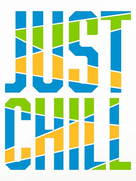 Just Chill Text Logo