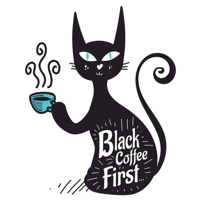 Le café noir d’abord