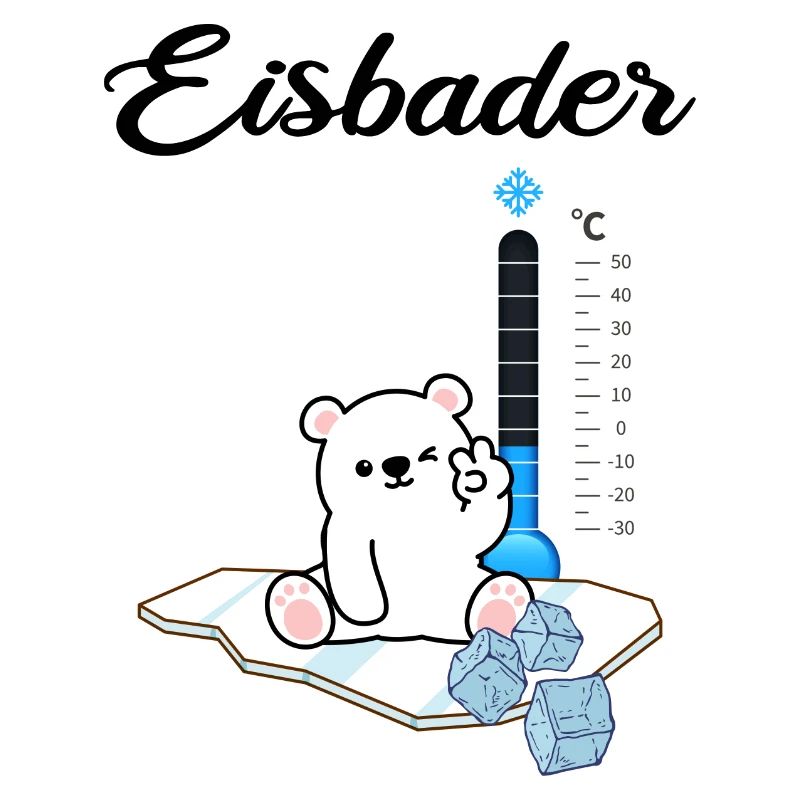 Eisbader "Winterschwimmer Eisbär" Eisbaden