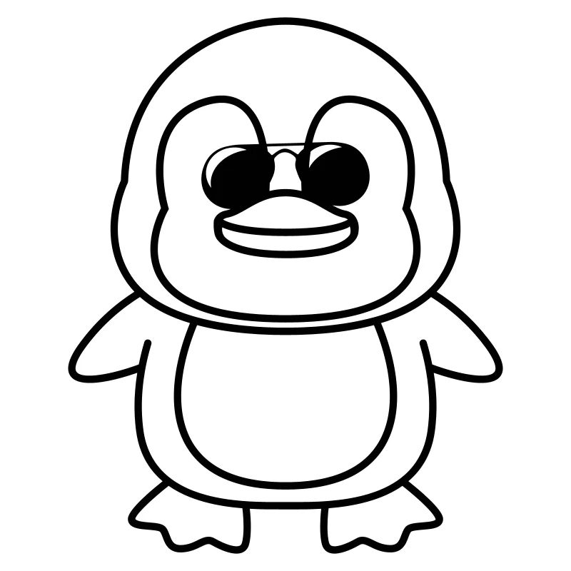 pinguin comic cool