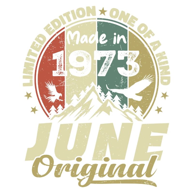 Juni 1973 Geburtstagsgeschenk Juni 1973 Juni 1973