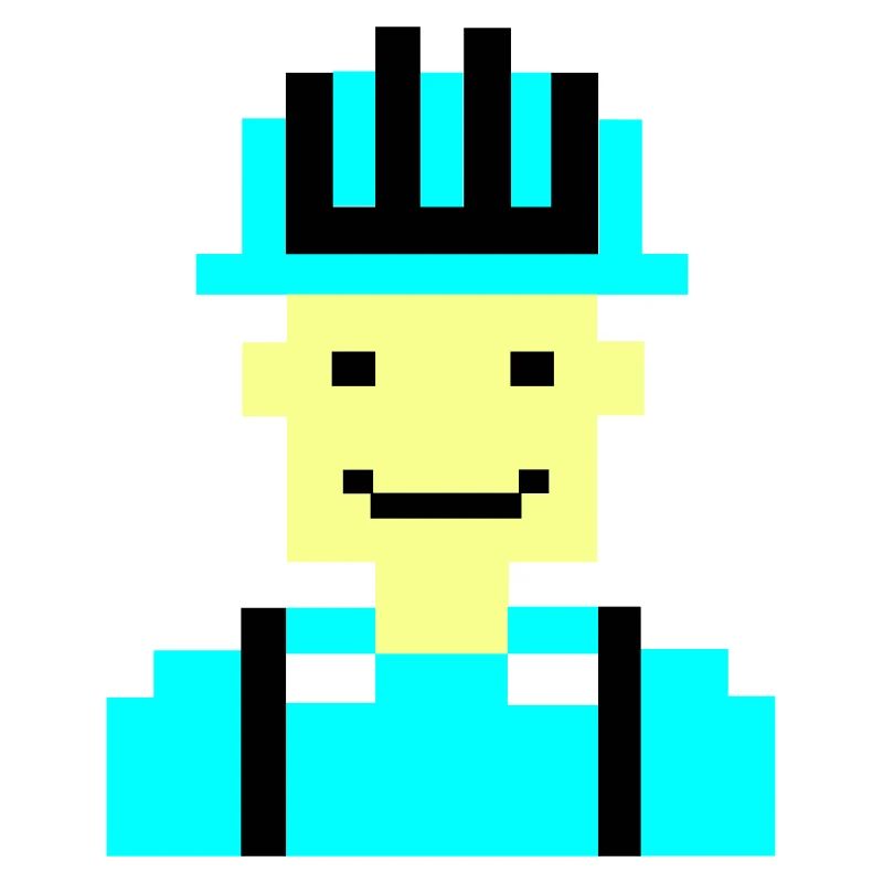 Construction Worker Pixel 01