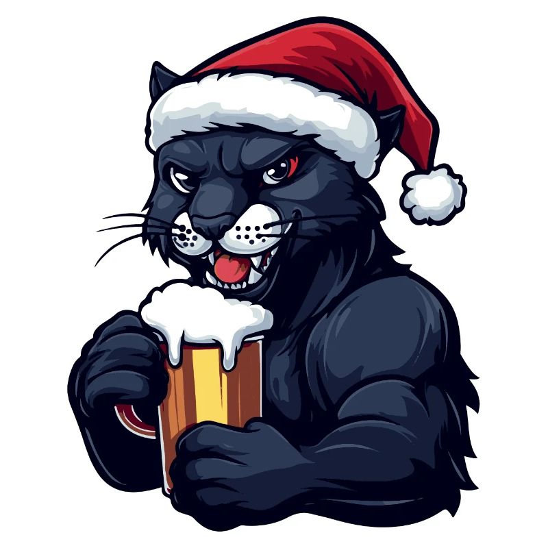 Panther Weihnachten Bier