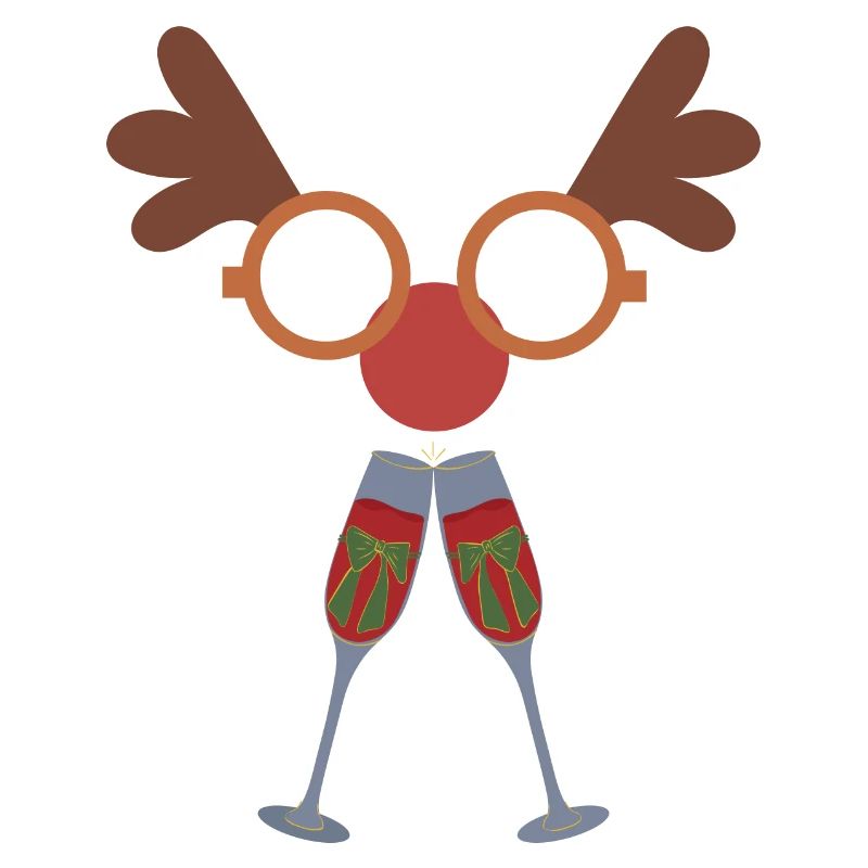 Weihnachtsdesign-Geschenkidee-Feier