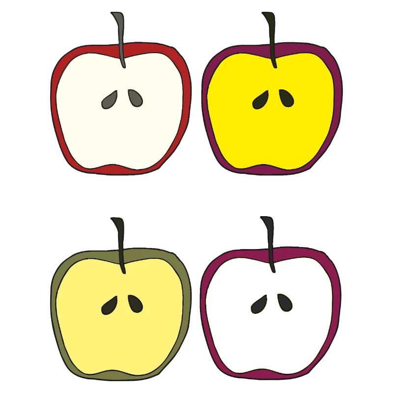 Äpfel bunt