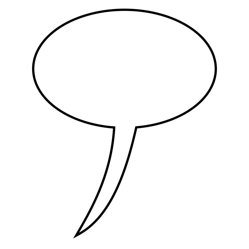 Speech Bubble Design Long