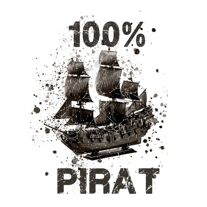 segelschiff,Schiff,Boot,Graffiti, 100% pirat