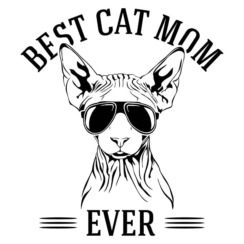 Meilleure maman chat de tous les temps Sphynx chat chats Wilsigns