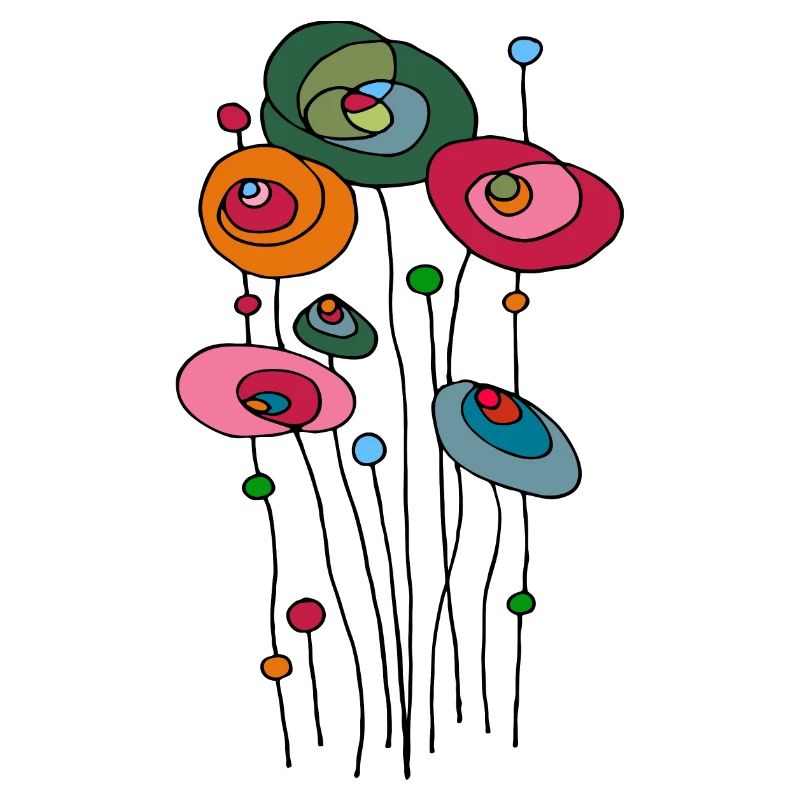 Bunte Blumen