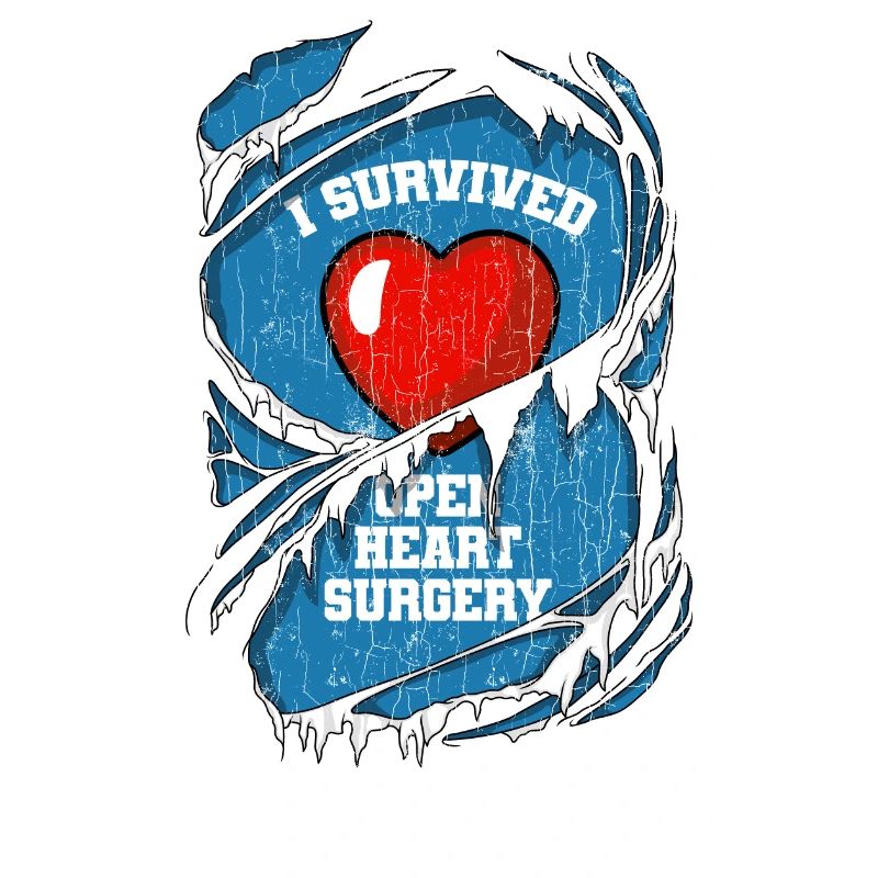 I Survived Open Heart Surgery CHD Awareness Happy