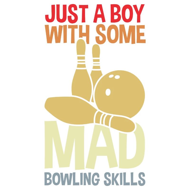 Drôle de garçon de bowling