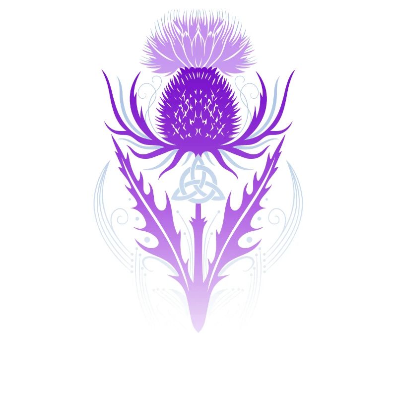 Distel mit Triquetra