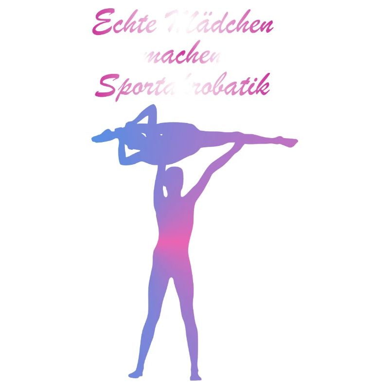 Echte Mädchen Sportakrobatik