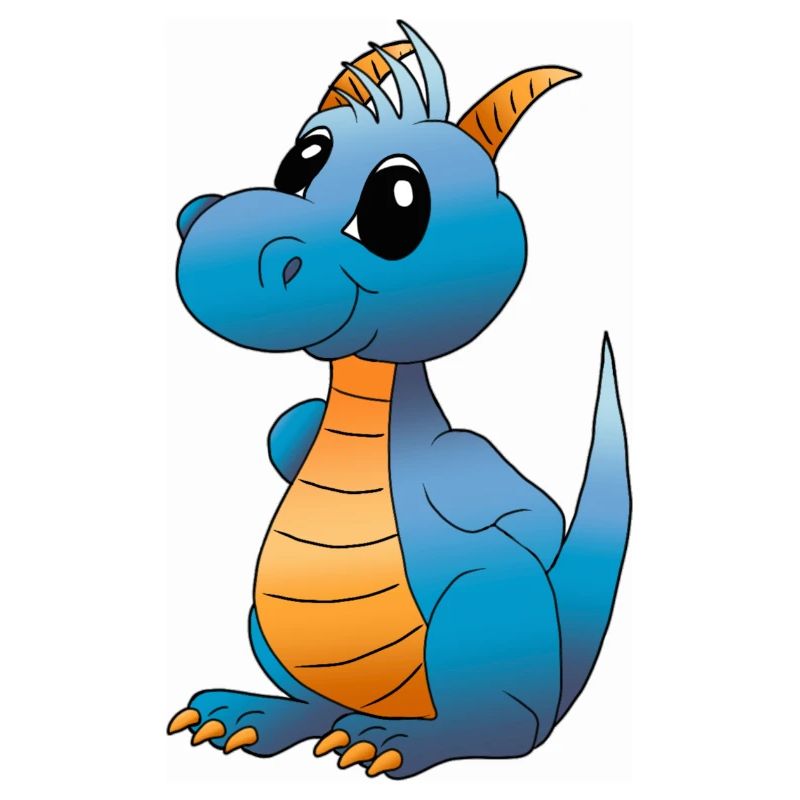 Blauer Drache
