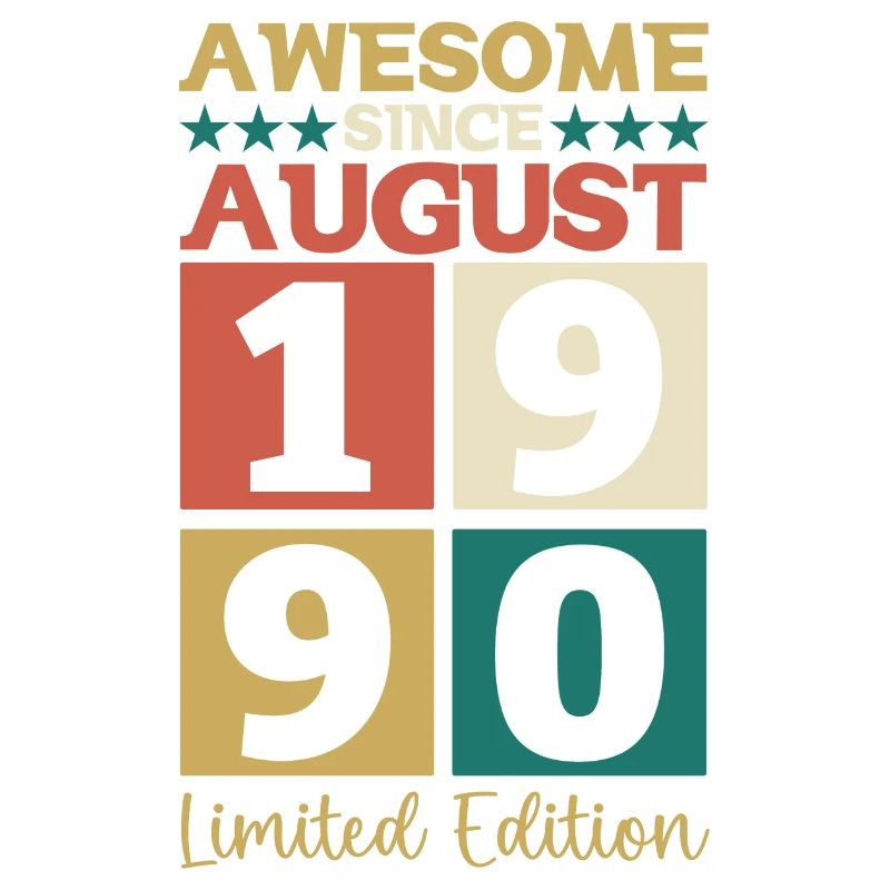Awesome since August 1990 32. Geburtstag Geschenk