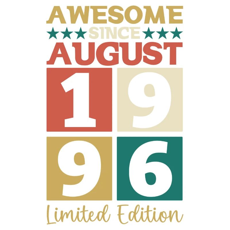 Awesome since August 1996 26. Geburtstag Geschenk