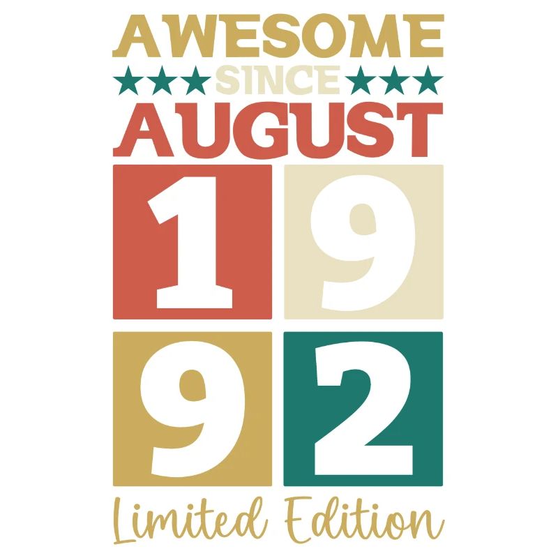 Awesome since August 1992 30. Geburtstag Geschenk